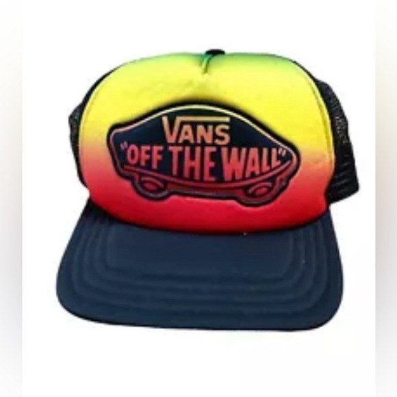 Vans Off the Wall Skate Hat Retro Old Skool Cap Snapback Mesh Back Adjustable M4 - Picture 5 of 5
